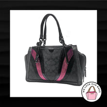 Load image into Gallery viewer, NEW! COACH DREAMER SAMPLE 00000 BLACK GRAY LEATHER SNAKESKIN GUNMETAL BAG PURSE
