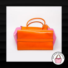Load image into Gallery viewer, 3 OF 10 MADE COACH BONNIE CASHIN XL CARRY TOTE SHANGHAI CHINA ORANGE LEATHER BAG