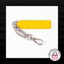 Load image into Gallery viewer, CIRQUE DU SOLEIL SILVER METAL CHAIN LEATHER KEY FOB BAG CHARM KEYCHAIN HANG TAG