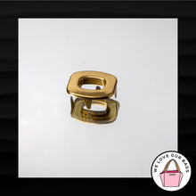 Load image into Gallery viewer, NEW COACH TURNLOCK BRASS PLATE REPLACEMENT HARDWARE FOR WALLET BAG PURSE TOTE