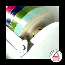 Load image into Gallery viewer, Lot COACH STORE Legacy Stripe Spool Gift Wrap Paper Ribbon Pink Hang Tag Card
