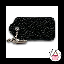 Load image into Gallery viewer, COACH HANG TAG 1.5" Bag Charm Keychain Fob New York Olive Green &amp; Black Leather
