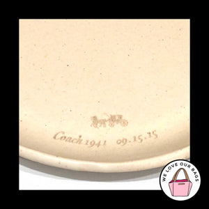 Rare COACH 1941 DINNER PLATES from FASHION WEEK DINNER 2015 by Fernando Aciar
