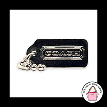 Load image into Gallery viewer, COACH Y2K VINTAGE 1.25" Small Silver Nickel Metal Hang Tag Bag Charm Keychain
