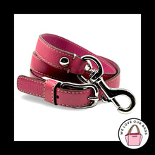 Load image into Gallery viewer, COACH BAG STRAP Pink Leather Silver Nickel Replacement Purse Crossbody Shoulder
