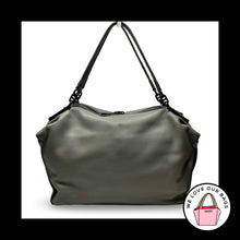 Load image into Gallery viewer, $595 COACH DARLA 32 SATCHEL Grey Black Leather Suede Duffle Shoulder Bag 76043
