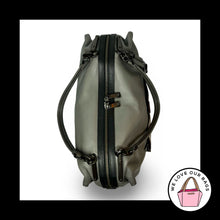Load image into Gallery viewer, $595 COACH DARLA 32 SATCHEL Grey Black Leather Suede Duffle Shoulder Bag 76043
