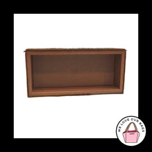 Load image into Gallery viewer, Rare VINTAGE COACH Calf Hair Fur JEWELRY BOX Acrylic Top Leather Made In Spain
