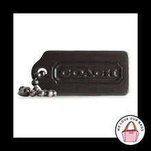 Load image into Gallery viewer, COACH Y2K VINTAGE Gunmetal Gray Metal Hang Tag 1.25 Small Bag Charm Keychain Fob
