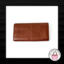 Load image into Gallery viewer, COACH VINTAGE SONOMA Brown Natural Grain Leather ENVELOPE Clutch Wallet 4972
