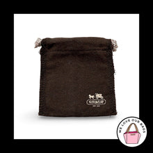 Load image into Gallery viewer, New COACH EST 1941 Horse Carriage Brown Jewelry Keychain Dust Bag Storage Pouch
