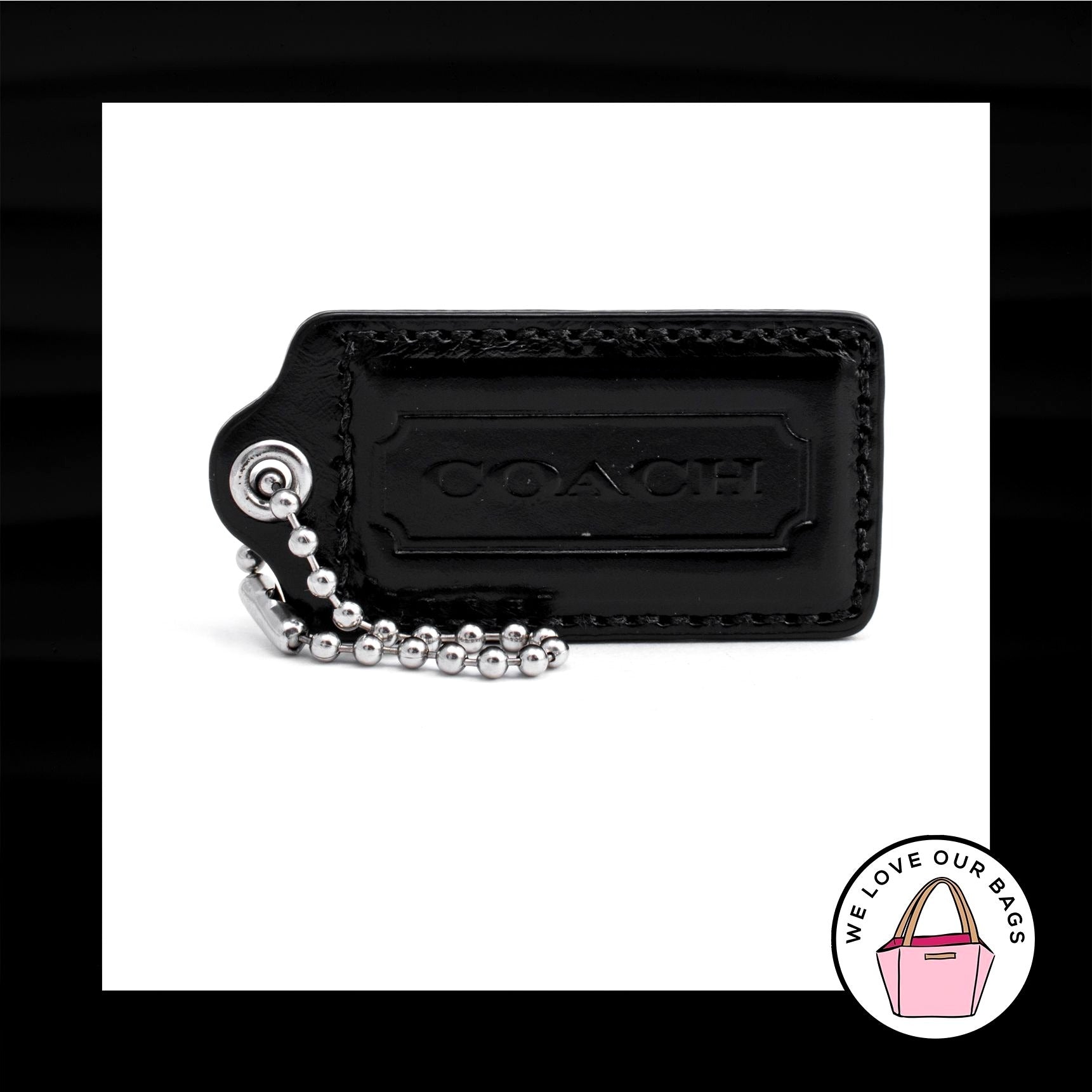 Coach store 1941 Horse and Carriage Hangtag Black/Silver Large