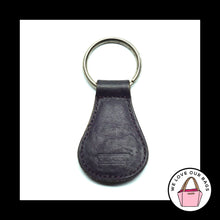 Load image into Gallery viewer, Rare VINTAGE COACH Purple LEATHER Teardrop Classic Fob Bag Charm Keychain Tag
