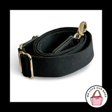Load image into Gallery viewer, COACH BAG STRAP Black Web Canvas Leather Replacement Purse Crossbody Shoulder
