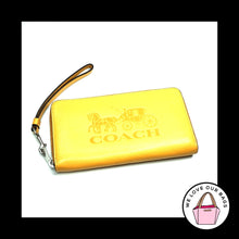 Load image into Gallery viewer, NEW $268 COACH HORSE CARRIAGE Leather Long Zip Around Wallet Wristlet C3548
