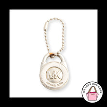 Load image into Gallery viewer, MICHAEL KORS PADLOCK Lock Silver Nickel Metal Bag Charm Hang Tag Keychain Fob
