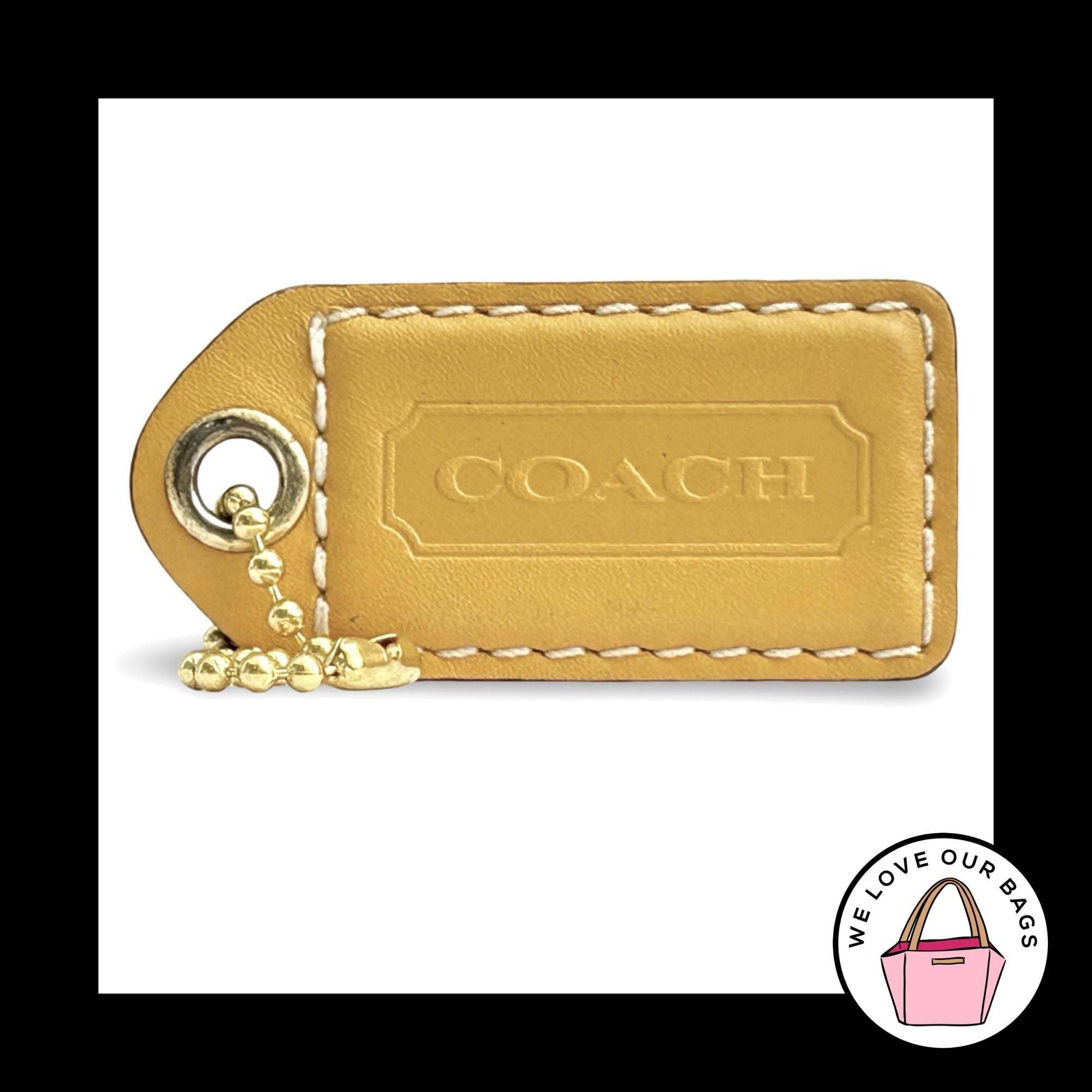 coach backpack keychain Y2K VINTAGE HangTag 2.5