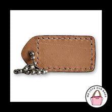 Load image into Gallery viewer, COACH Y2K VINTAGE Hang Tag 1.5" Apple Green Leather Bag Charm Keychain Fob Small
