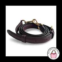 Load image into Gallery viewer, MICHAEL KORS BAG Strap Purple Plum Leather Replacement Purse Crossbody Shoulder
