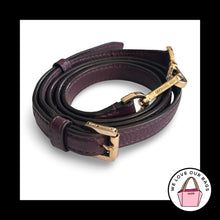 Load image into Gallery viewer, MICHAEL KORS BAG Strap Purple Plum Leather Replacement Purse Crossbody Shoulder
