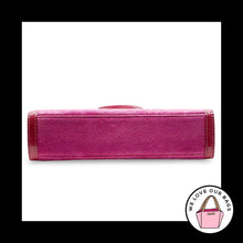 Load image into Gallery viewer, NWT Y2K VINTAGE COACH Pink Suede Leather Framed Kisslock Clutch Wristlet 8685
