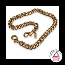 Load image into Gallery viewer, COACH 23" Gold Brass Metal CHUNKY CHAIN Replacement Bag Shoulder Strap CR457
