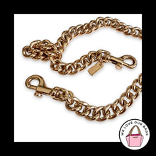 Load image into Gallery viewer, COACH 23" Gold Brass Metal CHUNKY CHAIN Replacement Bag Shoulder Strap CR457
