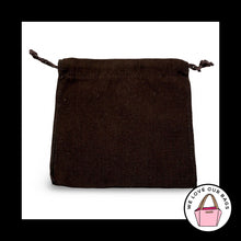Load image into Gallery viewer, New COACH EST 1941 Brown Fabric Jewelry Keychain Dust Bag Travel Storage Pouch

