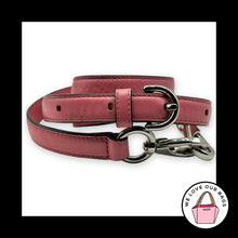 Load image into Gallery viewer, COACH BAG STRAP Pink Leather Silver Nickel Replacement Purse Crossbody Shoulder
