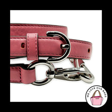 Load image into Gallery viewer, COACH BAG STRAP Pink Leather Silver Nickel Replacement Purse Crossbody Shoulder

