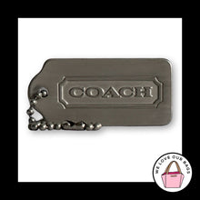 Load image into Gallery viewer, VINTAGE COACH 1.75" Brushed Silver Nickel Metal Fob Bag Charm Keychain Hang Tag
