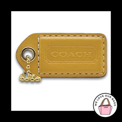 小物 OLD COACH leather hangtag Bag charm 3 Coach Cream Leather Tag Replacement Handbag Purse Hang Tag Charm