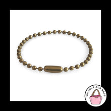 Load image into Gallery viewer, VINTAGE COACH 5" BALL CHAIN 100% Brass 2.4mm for Ergo Bag Hang Tag Charm Fob
