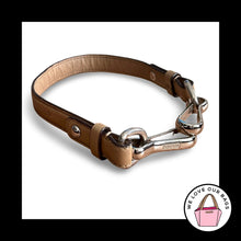 Load image into Gallery viewer, COACH BAG STRAP Light Brown Leather Silver Nickel Replacement Purse Shoulder

