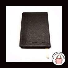 Load image into Gallery viewer, NEW VINTAGE COACH 1997 Black Glovetanned Leather Travel Atlas World &amp; USA 4523
