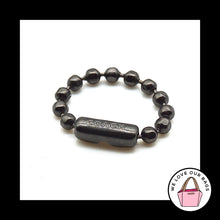 Load image into Gallery viewer, New 2" COACH Dinky BALL CHAIN Gunmetal Bag Hang Tag Charm Fob Embossed 2.4mm
