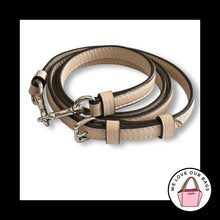 Load image into Gallery viewer, New COACH BAG STRAP Taupe Beige Leather Replacement Purse Crossbody Shoulder

