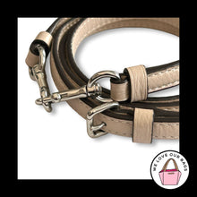 Load image into Gallery viewer, New COACH BAG STRAP Taupe Beige Leather Replacement Purse Crossbody Shoulder

