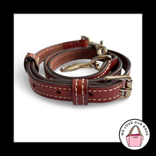 Load image into Gallery viewer, DOONEY &amp; BOURKE BAG Strap Brown Leather Replacement Purse Shoulder Light Gold
