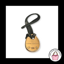 Load image into Gallery viewer, VINTAGE Y2K DOONEY &amp; BOURKE Orange Duck Black Leather Fob Bag Charm Hang Tag
