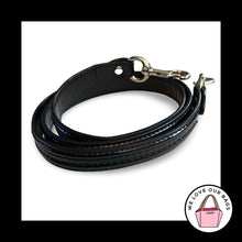 Load image into Gallery viewer, COACH BAG STRAP Black Patent Leather Replacement Purse Crossbody Shoulder Nickel
