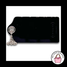 Load image into Gallery viewer, Limited Edition COACH POPPY Hang Tag 3.5" Bag Charm Keychain Fob Black Plastic

