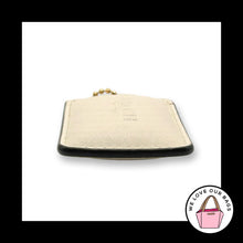 Load image into Gallery viewer, 3.75" COACH TABBY PILLOW Puffy Hang Tag Vanilla Leather Fob Bag Charm Keychain

