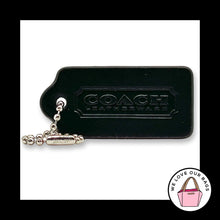 Load image into Gallery viewer, New COACH COACHTOPIA LEATHERWARE Hang Tag 2" Black Bag Charm Keychain Fob
