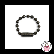 Load image into Gallery viewer, COACH 2" BALL CHAIN Gunmetal Metal Gray Bag Hang Tag Charm Fob Embossed 2.4mm

