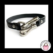 Load image into Gallery viewer, COACH BAG STRAP Black Smooth Polished Leather Replacement Purse Shoulder Nickel
