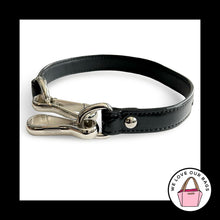 Load image into Gallery viewer, COACH BAG STRAP Black Smooth Polished Leather Replacement Purse Shoulder Nickel

