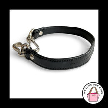 Load image into Gallery viewer, COACH BAG STRAP Black Smooth Polished Leather Replacement Purse Shoulder Nickel
