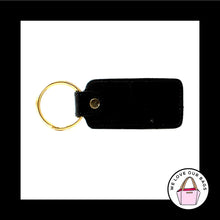 Load image into Gallery viewer, 1991 VINTAGE COACH Black Basic Key Fob Leather Bag Charm Keychain Hang Tag 7211
