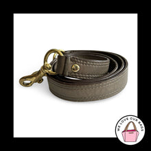Load image into Gallery viewer, COACH BAG STRAP Taupe Brown Leather Replacement Purse Crossbody Shoulder Brass
